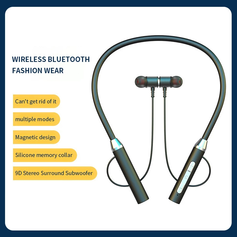 Magnetic Neckband Sports Earphones - Fone Bluetooth 5.0 Boyun Bandı Kulaklık