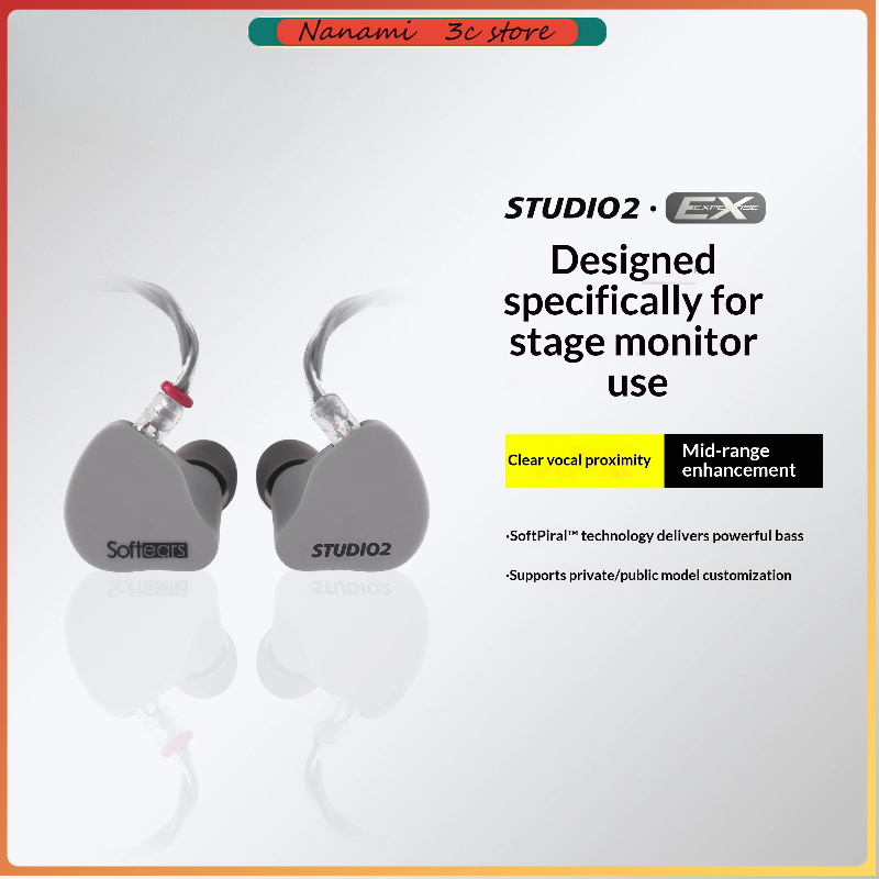 In Ear Monitors For Singers - Softears Studio2 HiFi Kablolu Kulaklıklar Sahne