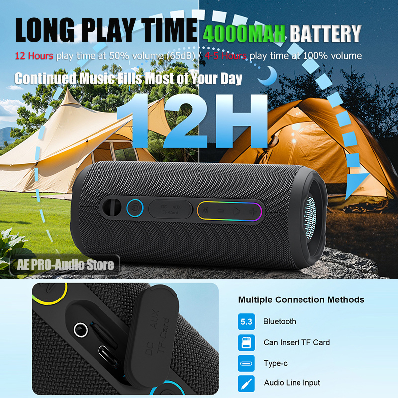 30W Taşınabilir Bluetooth Hopa - Portable Bluetooth Speaker Waterproof Ipx7 incelemesi ve fiyatı