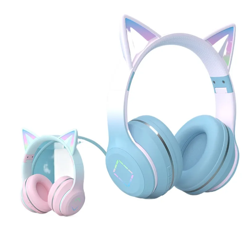 Kablosuz Bluetooth Kulaklık Ke - Cat Ear Bluetooth Headset Led incelemesi ve fiyatı